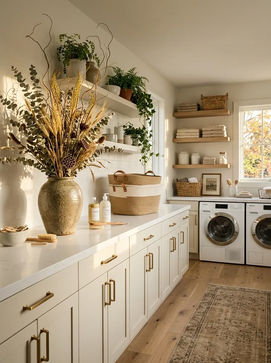 Bring In Dried Branches Instead of More Small Decor