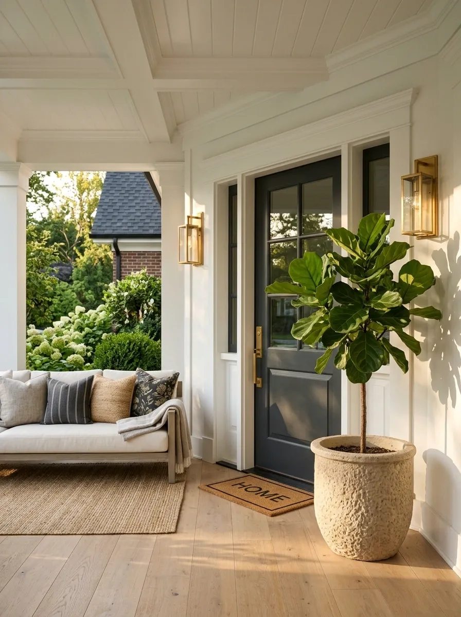 Bring in One Large Plant Instead of Several Small Pots