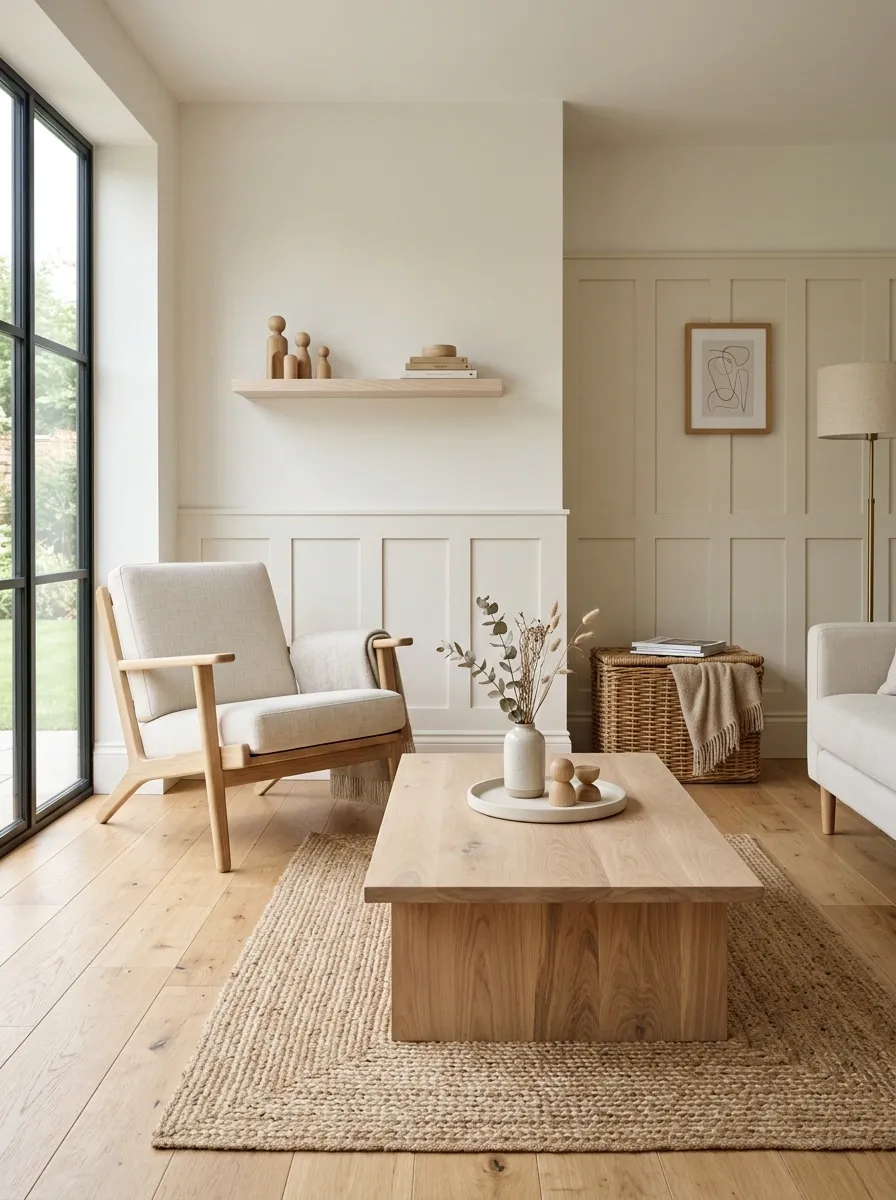 Bring In Pale Wood Before Adding More Decor