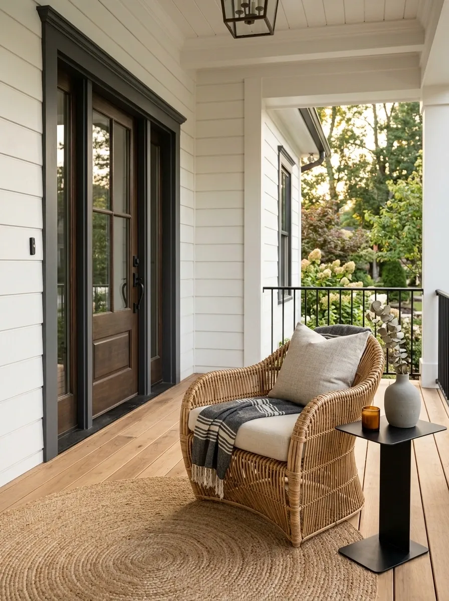 Bring Woven Texture Through One Strong Accent Piece