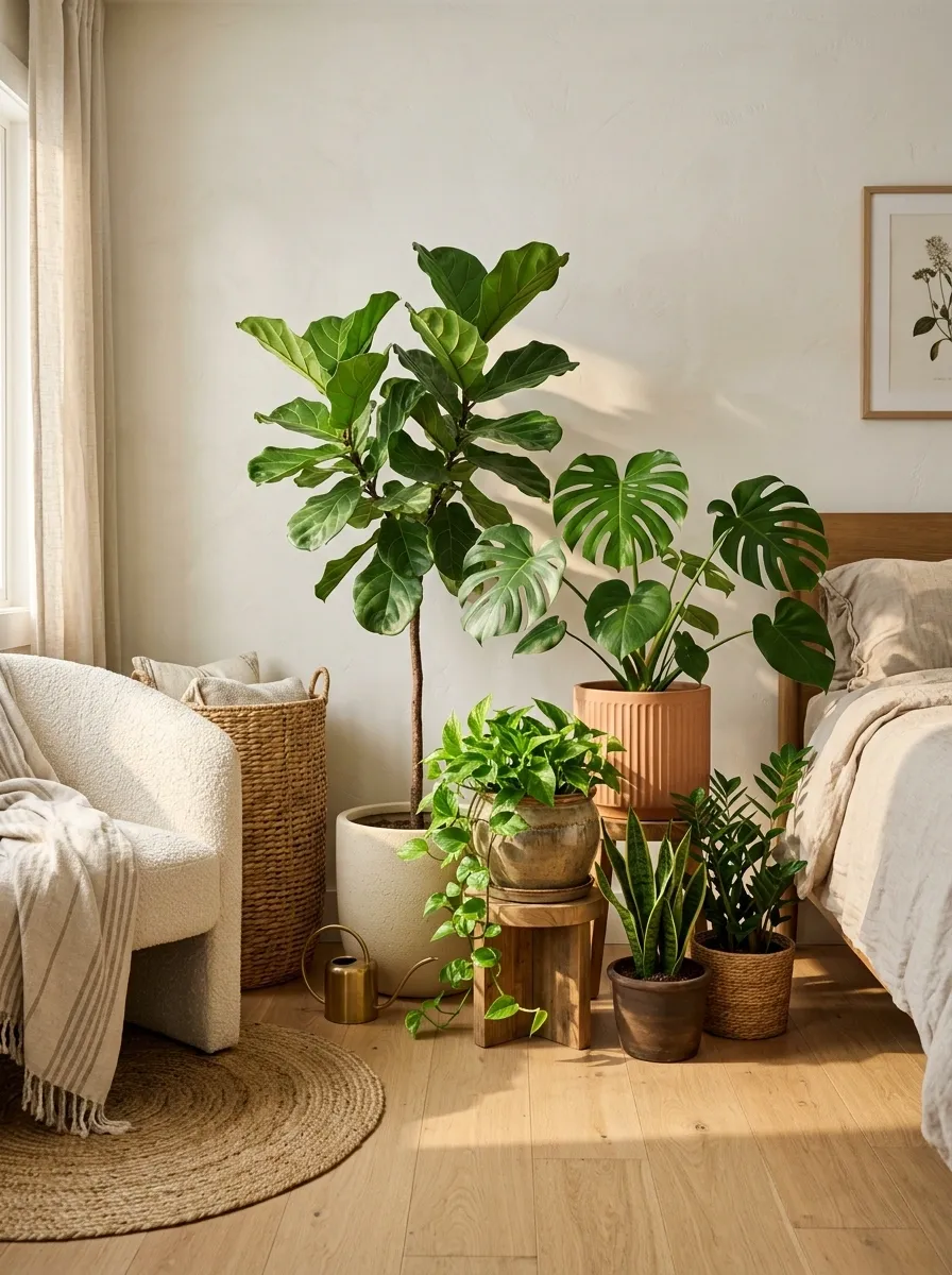 Build a Bedroom Plant Cluster Instead of One Lone Pot