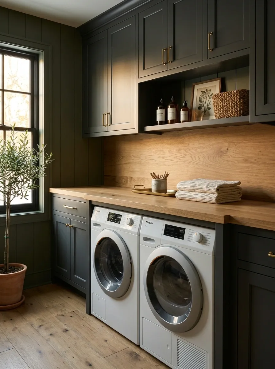 Build a Moody Folding Station With a Wood Countertop