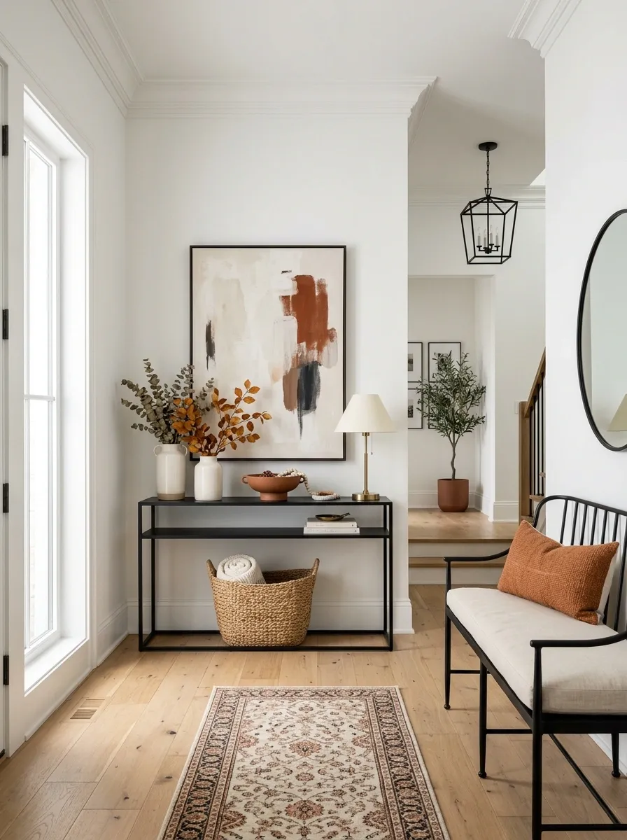 Build a Simple Black, Cream, and Rust Color Story