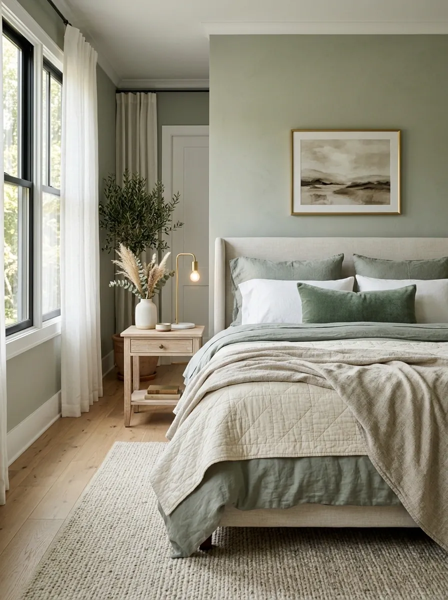 Build a Tonal Sage Bedding Layer
