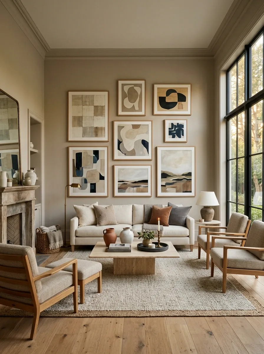 Calm a Dated Wall Color Without Turning the Entire Room White