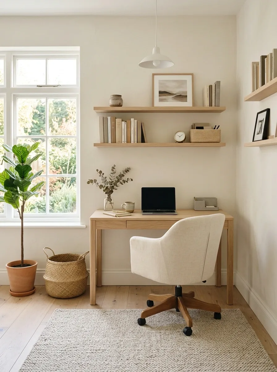 Calm Scandinavian Feminine Office