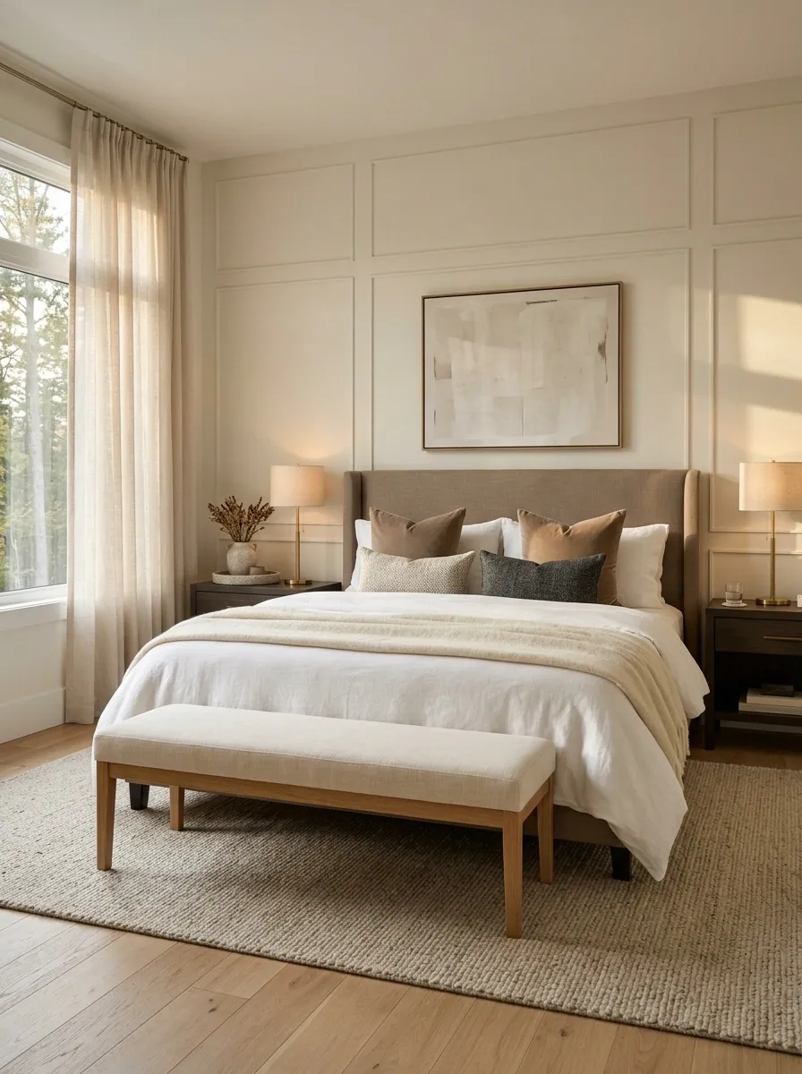 Cheap Bedroom Bench With Hotel-Inspired Styling