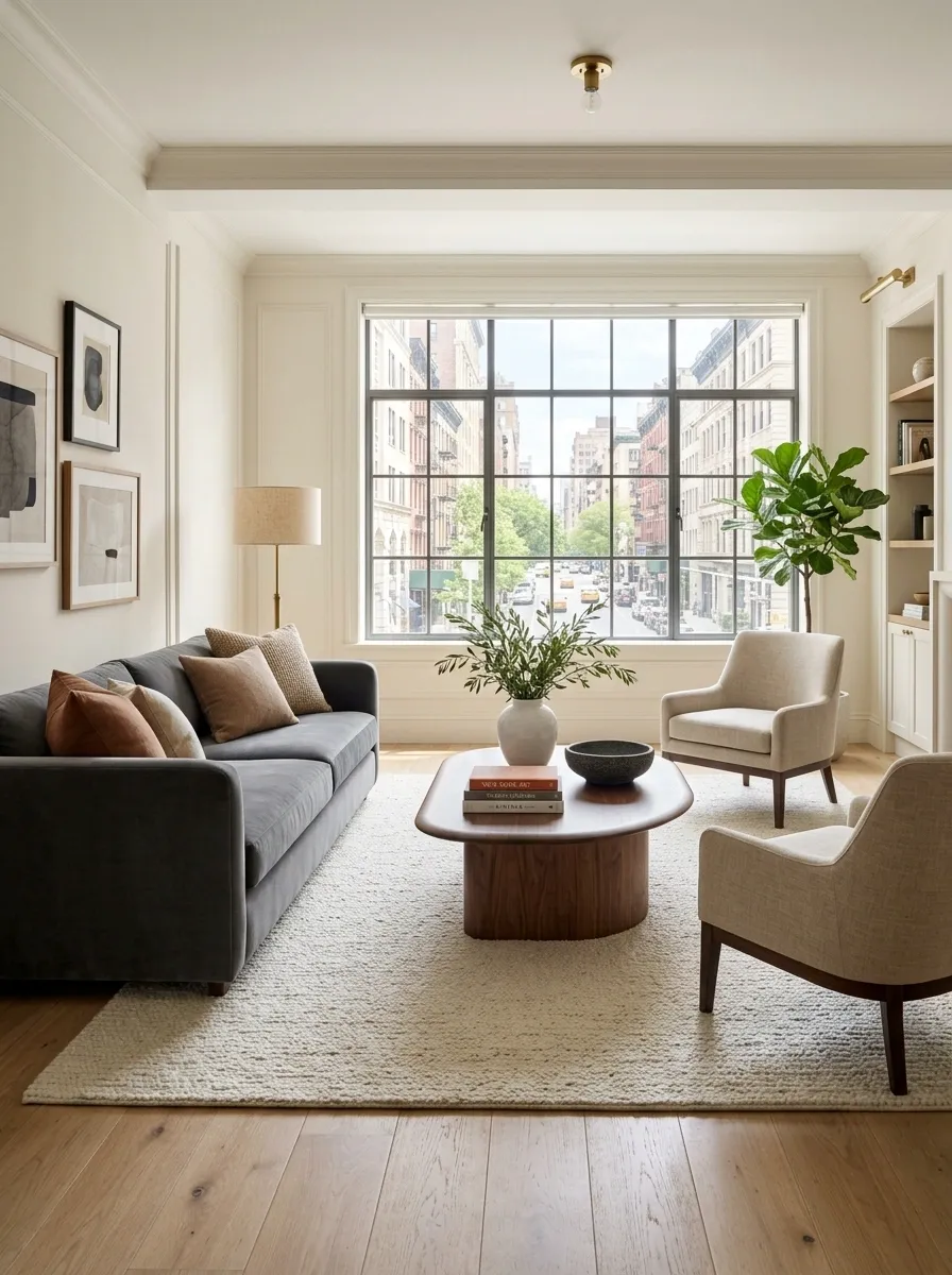 Choose a Coffee Table That Leaves Real Walking Space