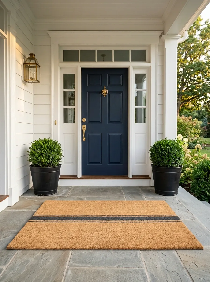 Choose a Door Mat With Enough Weight to Look Intentional