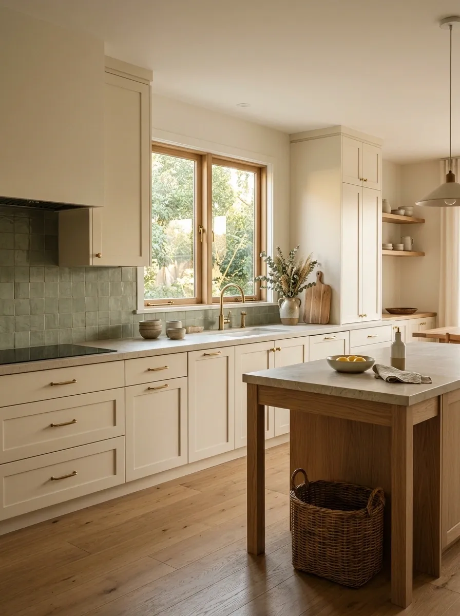 Choose a soft cream instead of stark bright white