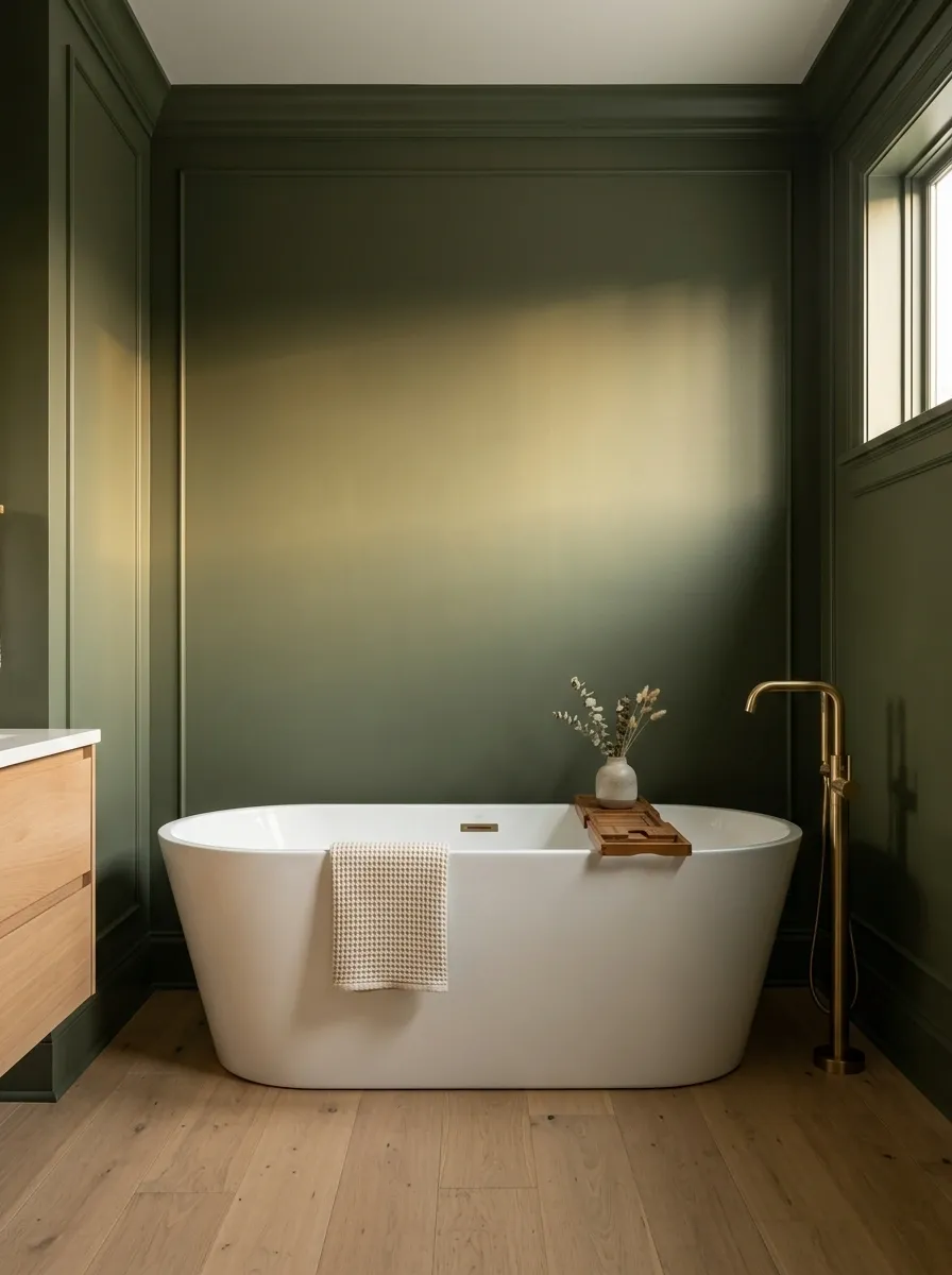 Color Drench the Tub Wall