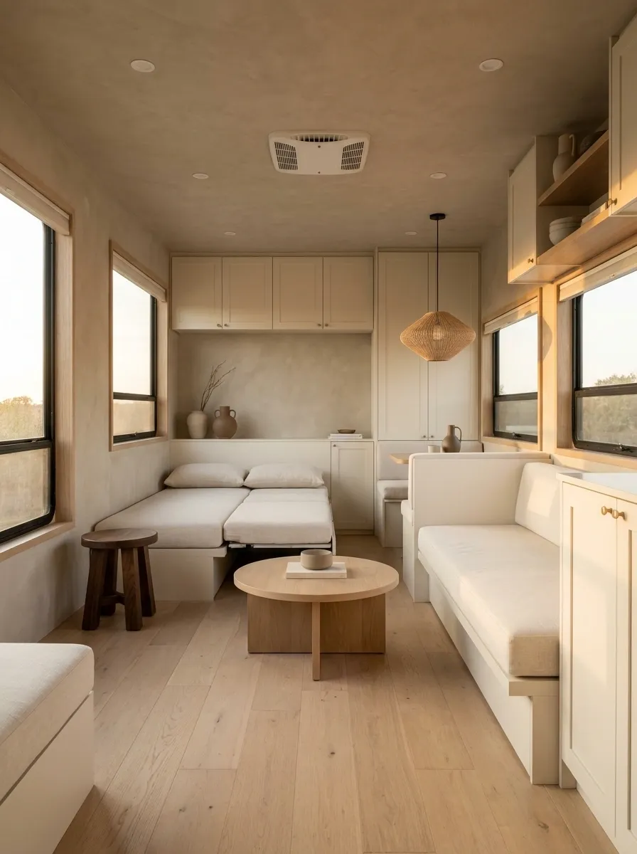 Compact RV With a Japandi-Inspired Calm