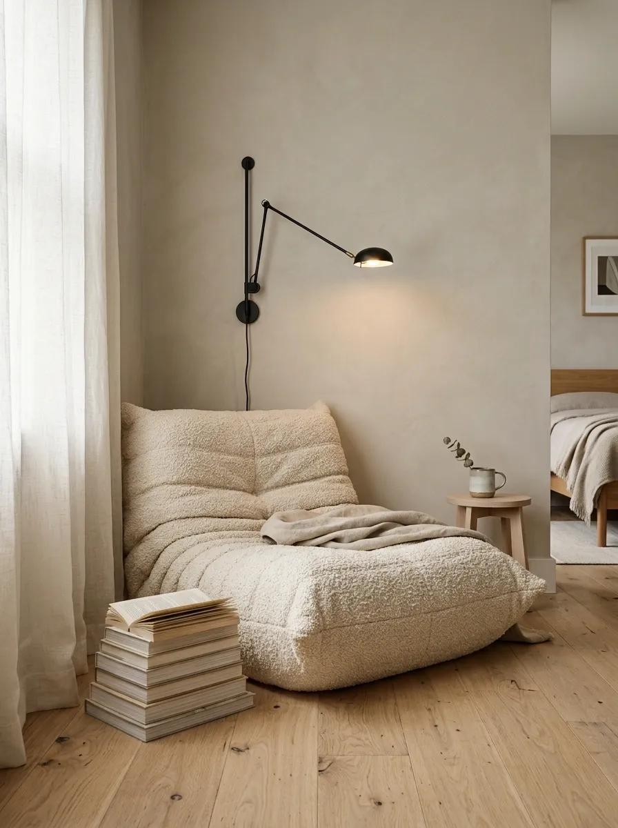 Create a Cozy Floor Cushion Reading Spot