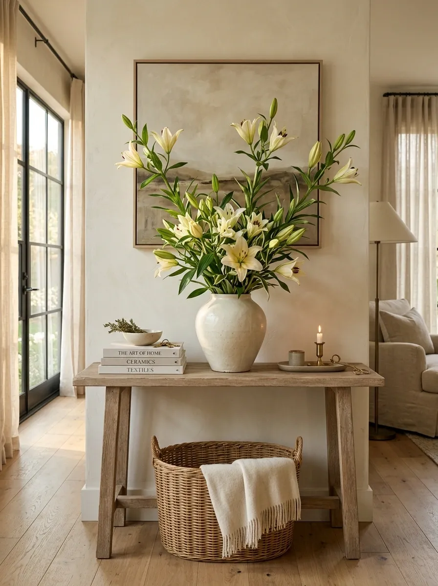 Create a Fuller Look by Varying Lily Stem Heights