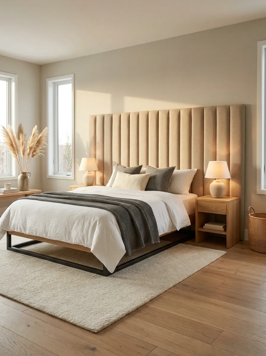 Create a Headboard Without Installing One