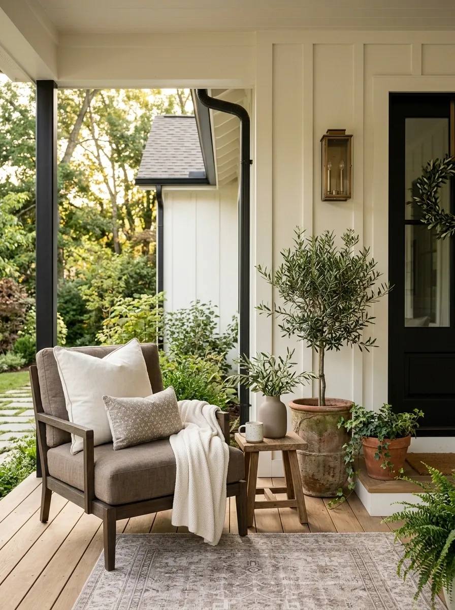 Create a Quiet Color Story With Cream, Taupe, and Green