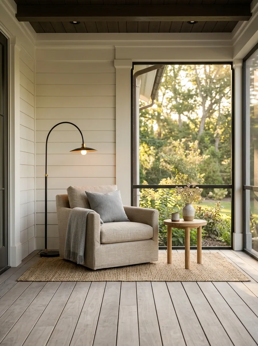 Create a quiet reading corner with three key pieces