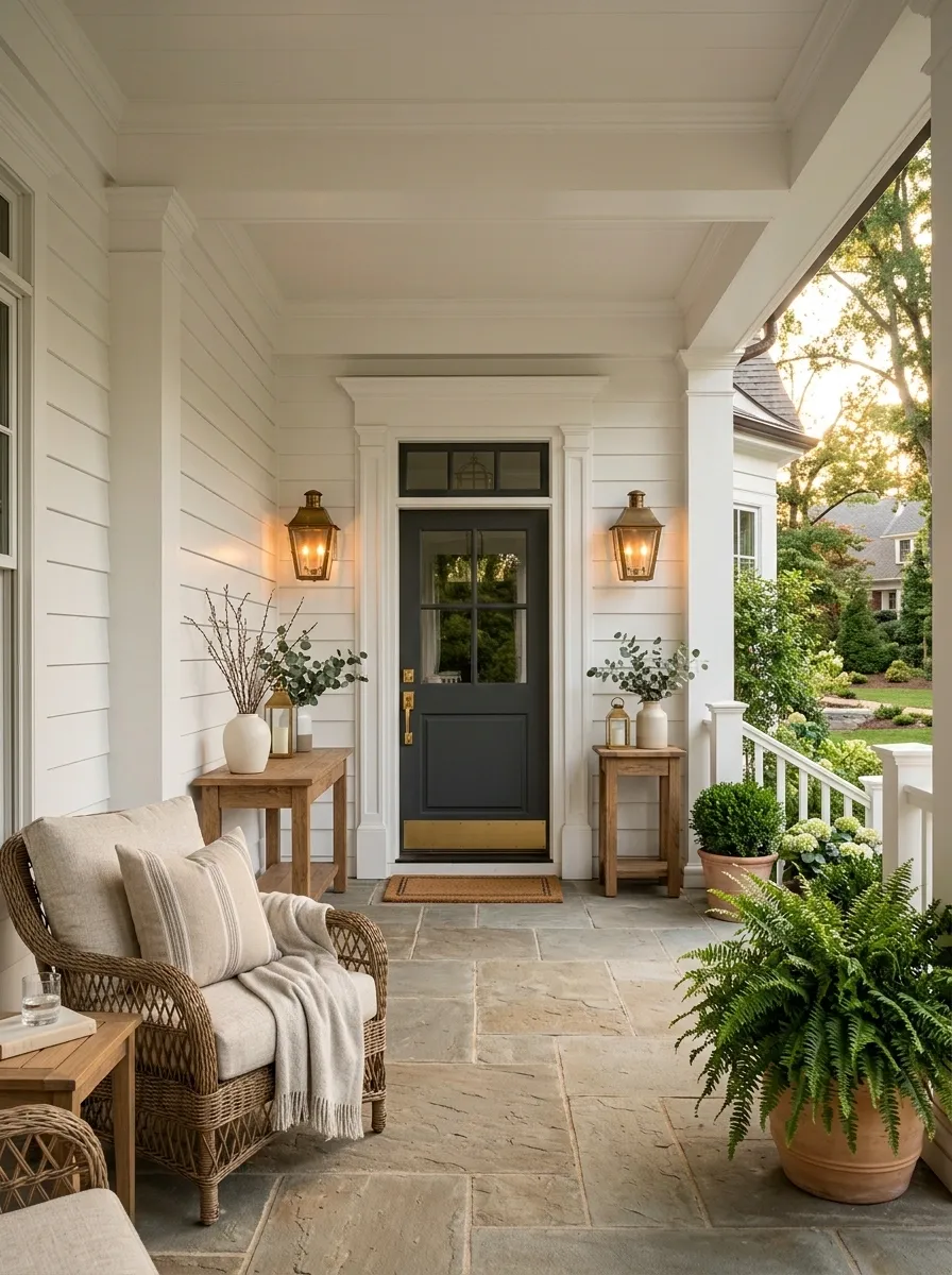 Create a Symmetrical Welcome With Twin Sconces or Lamps
