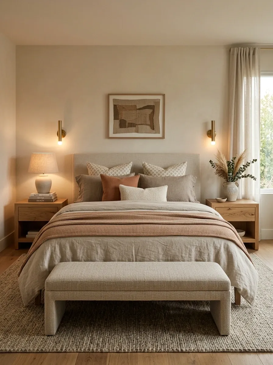 Finish With a Simple Five-Part Warm Bedroom Formula