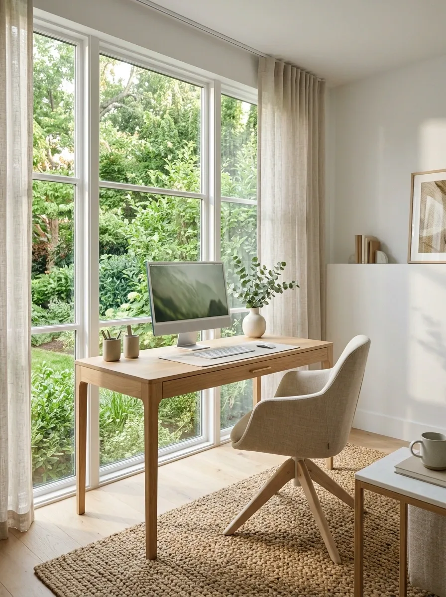 Float the Desk Beside a Window