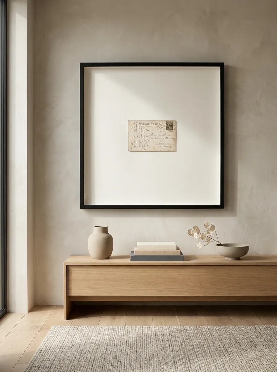 Frame a Small Object Instead of Adding Another Print