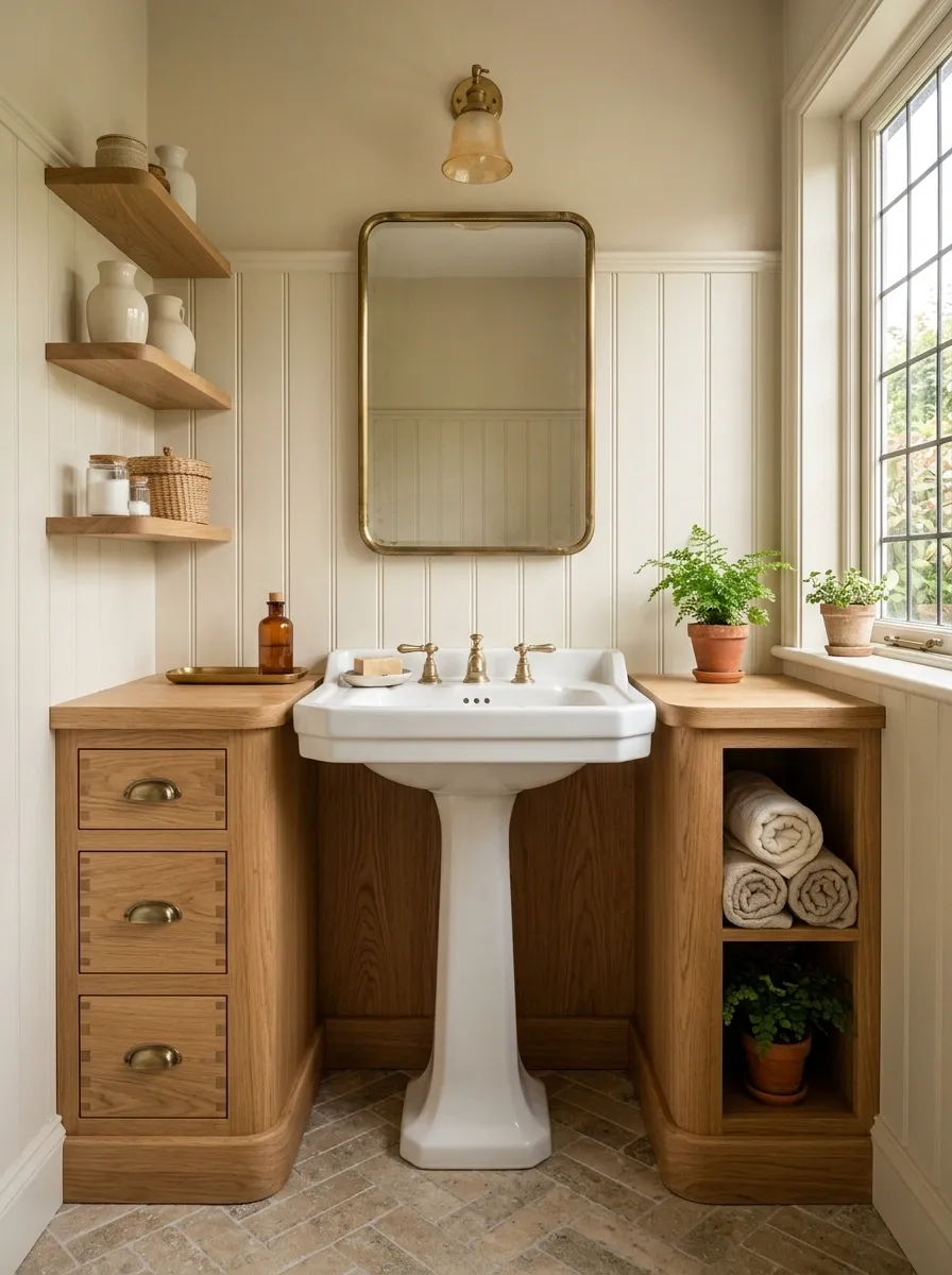 Freestanding Furniture Frame That Hugs the Pedestal