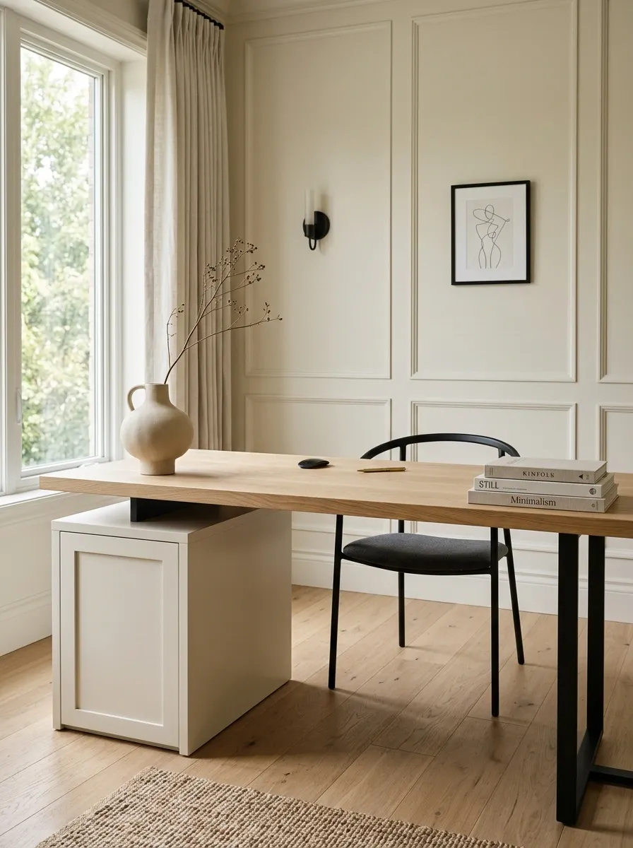 Give a Tiny Office One Strong Focal Point