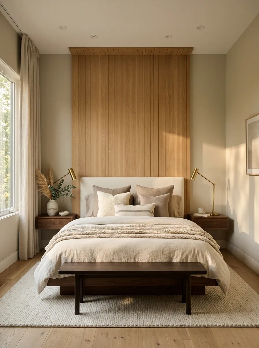 Give the Bed Wall One Clear Focal Point