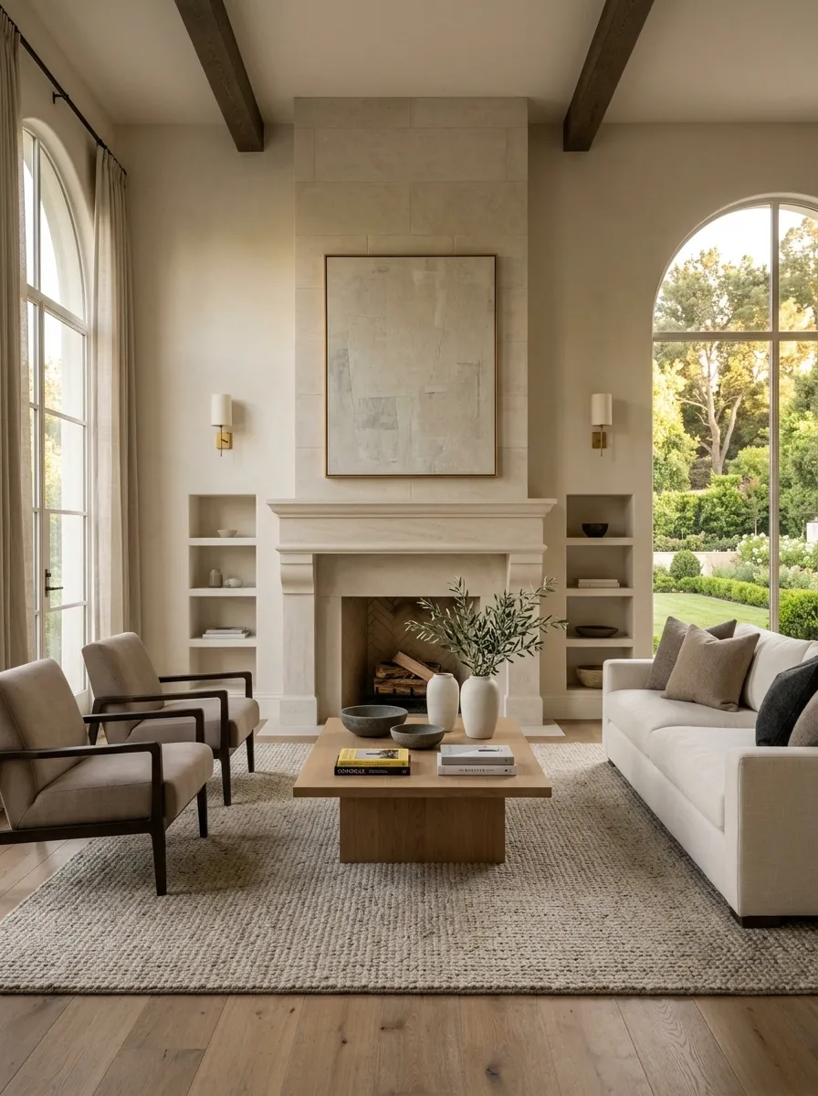 Give the Room One Strong Focal Point Instead of Several Small Ones
