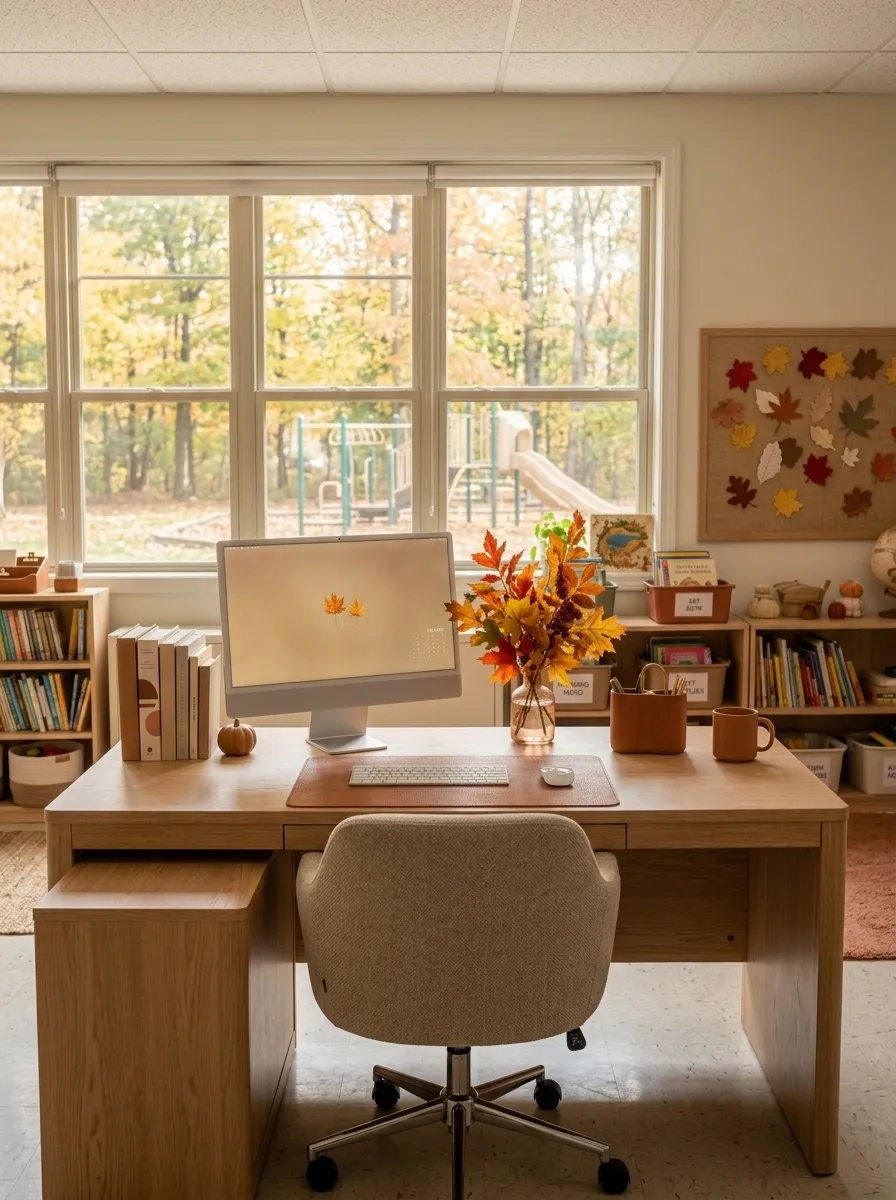 Give the Teacher Desk a Small Seasonal Reset