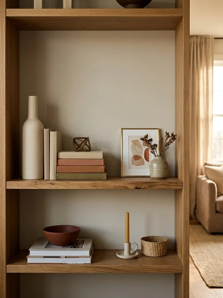 Give Your Shelves Uneven Heights and Breathing Room