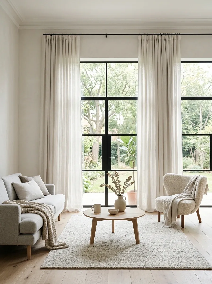 Hang Curtains High and Let Them Fall All the Way Down