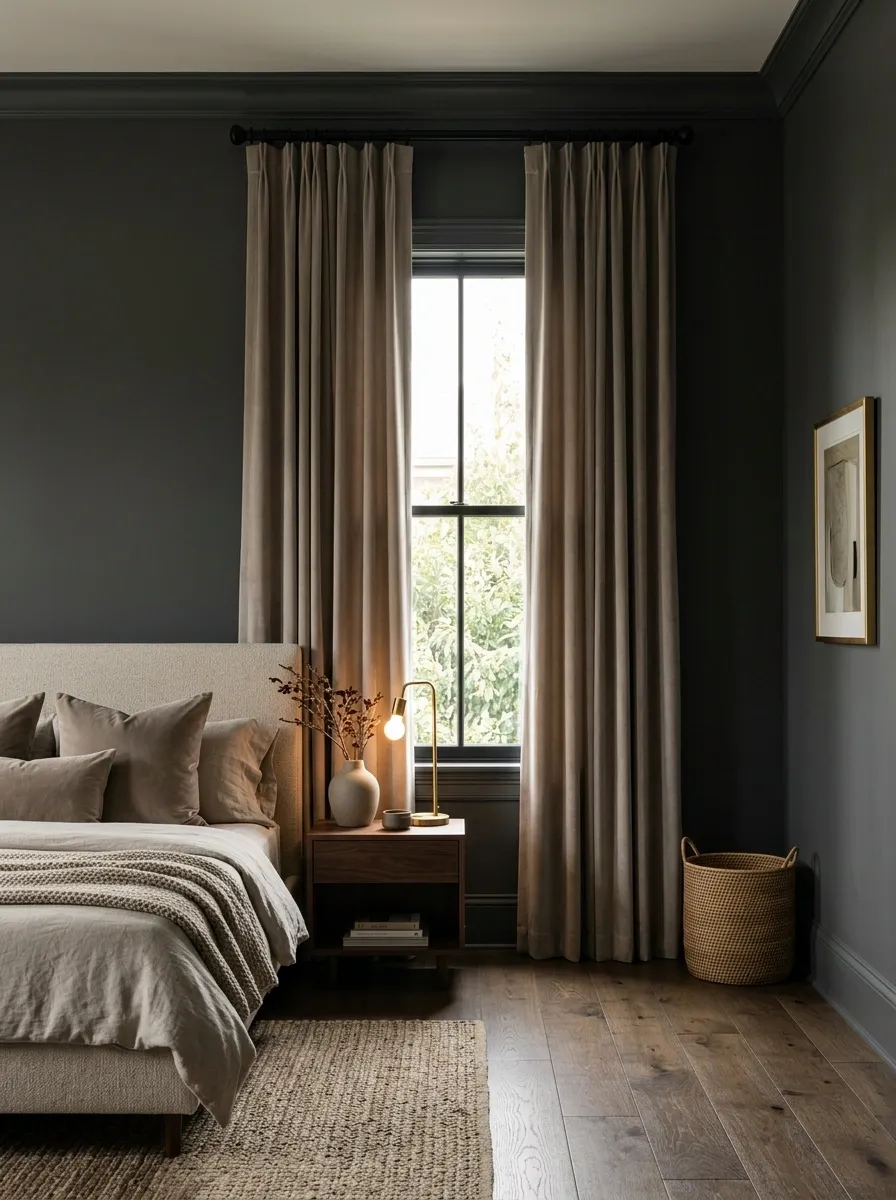 Hang Full-Length Curtains Wider Than the Windows