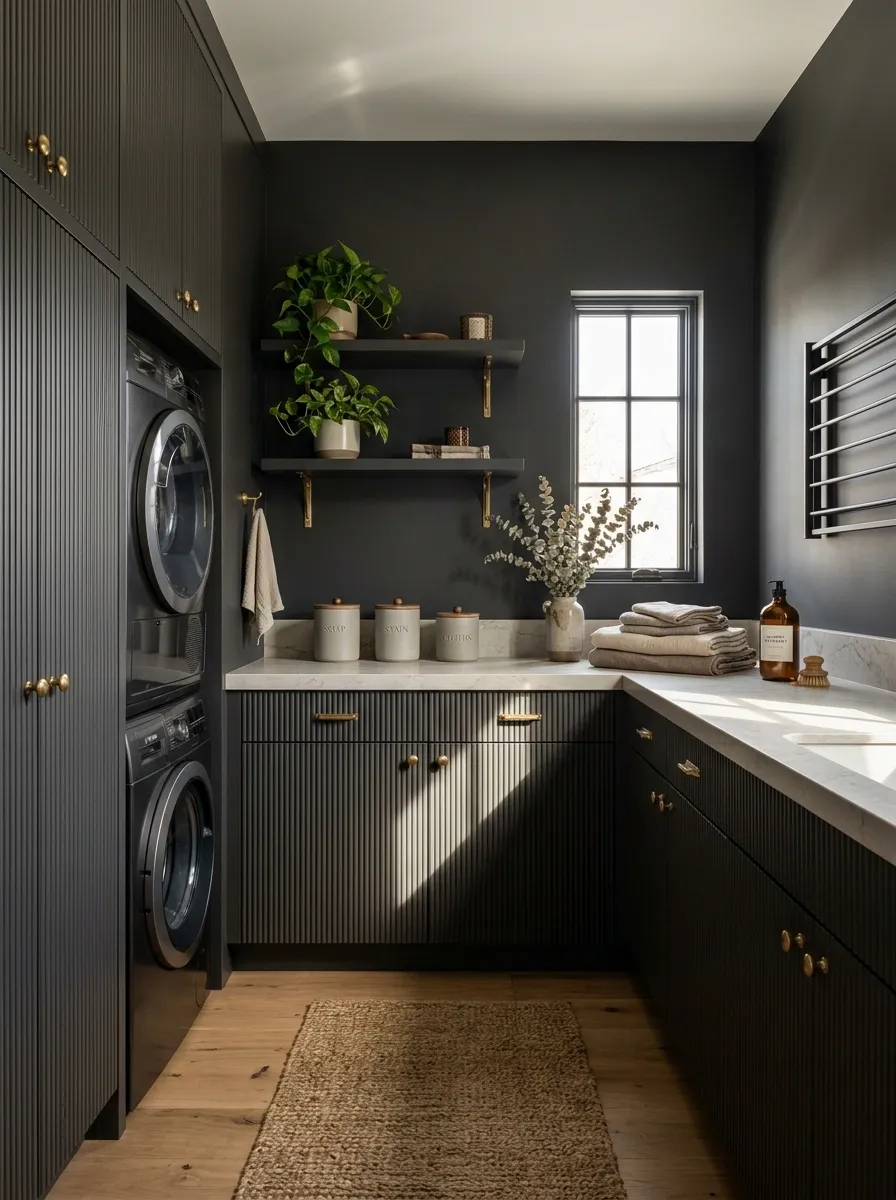 Hide Detergent Behind Fluted or Reeded Cabinet Doors
