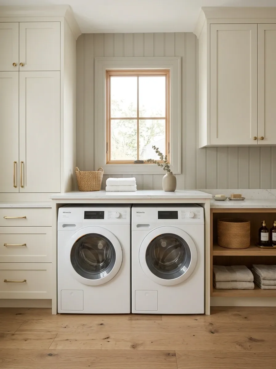 Hide Seasonal Clutter Behind Closed Storage