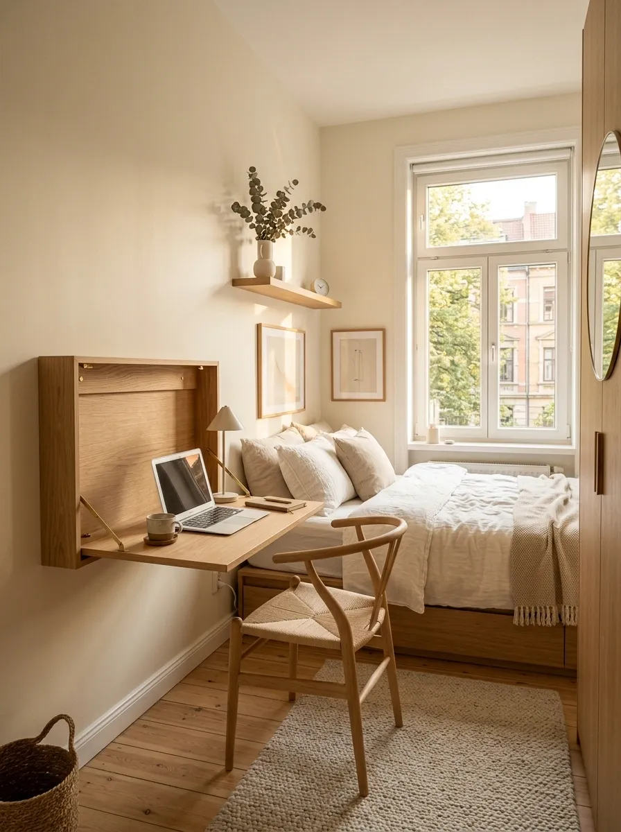 Install a Fold-Down Surface for Flexible Floor Space
