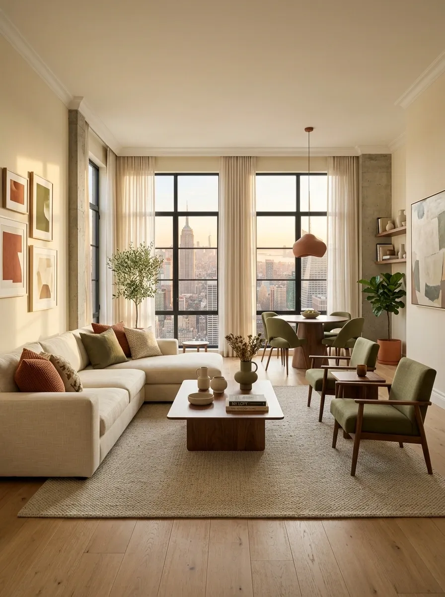 Keep a Tight Color Story Across the Main Living Areas