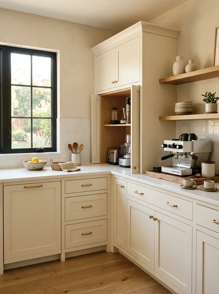 Keep everyday appliances visually contained
