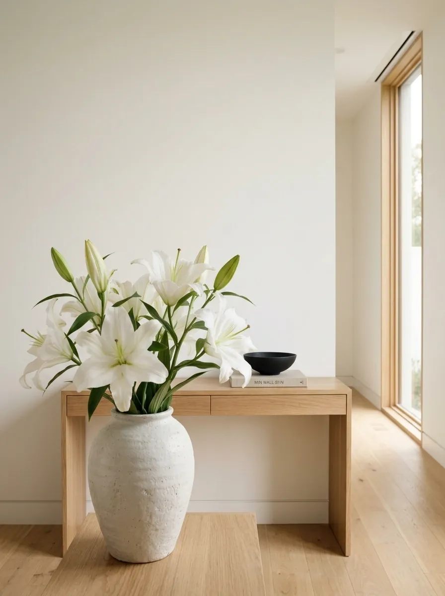 Keep Lilies Away From Cluttered Surfaces for a Cleaner Display