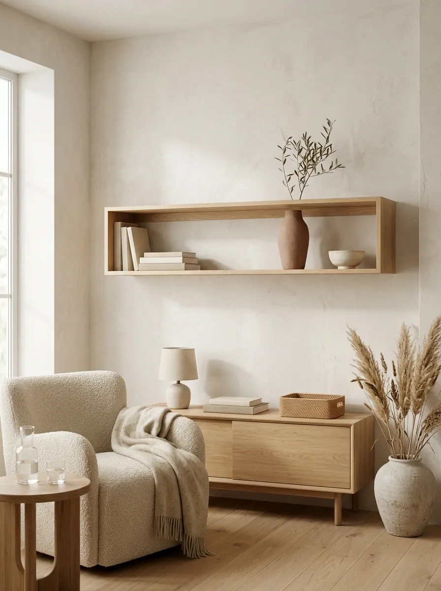 Keep Open Shelving Half Empty on Purpose