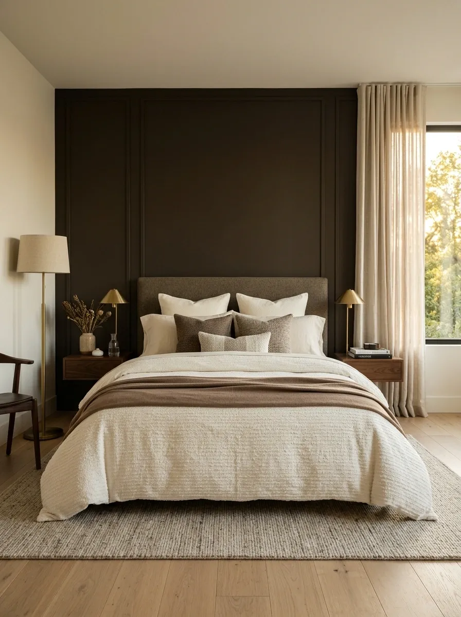 Keep the Bedding Cream to Break Up Dark Brown