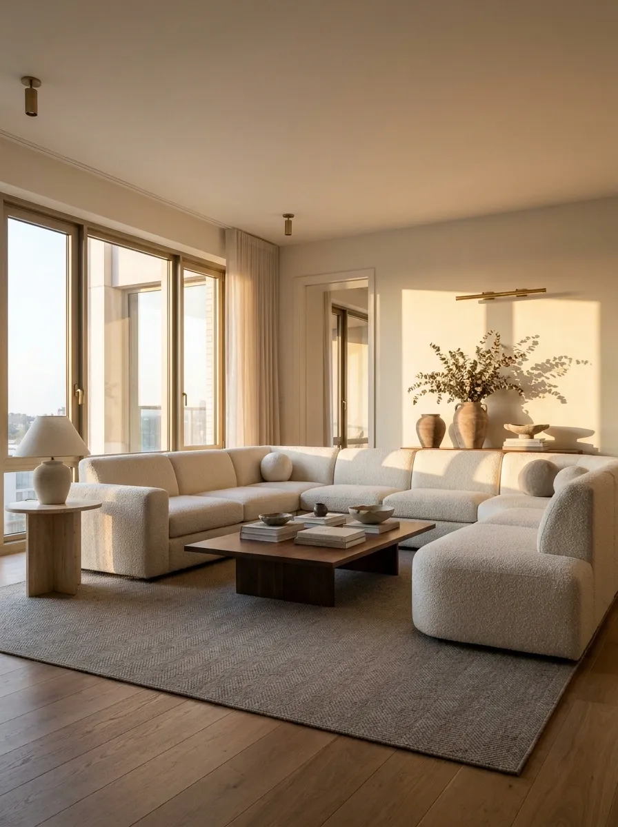 Keep the Coffee Table Inside the U, Not Beyond Its Front Edge