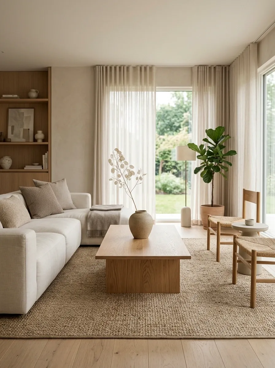 Keep the Coffee Table Simple and Low