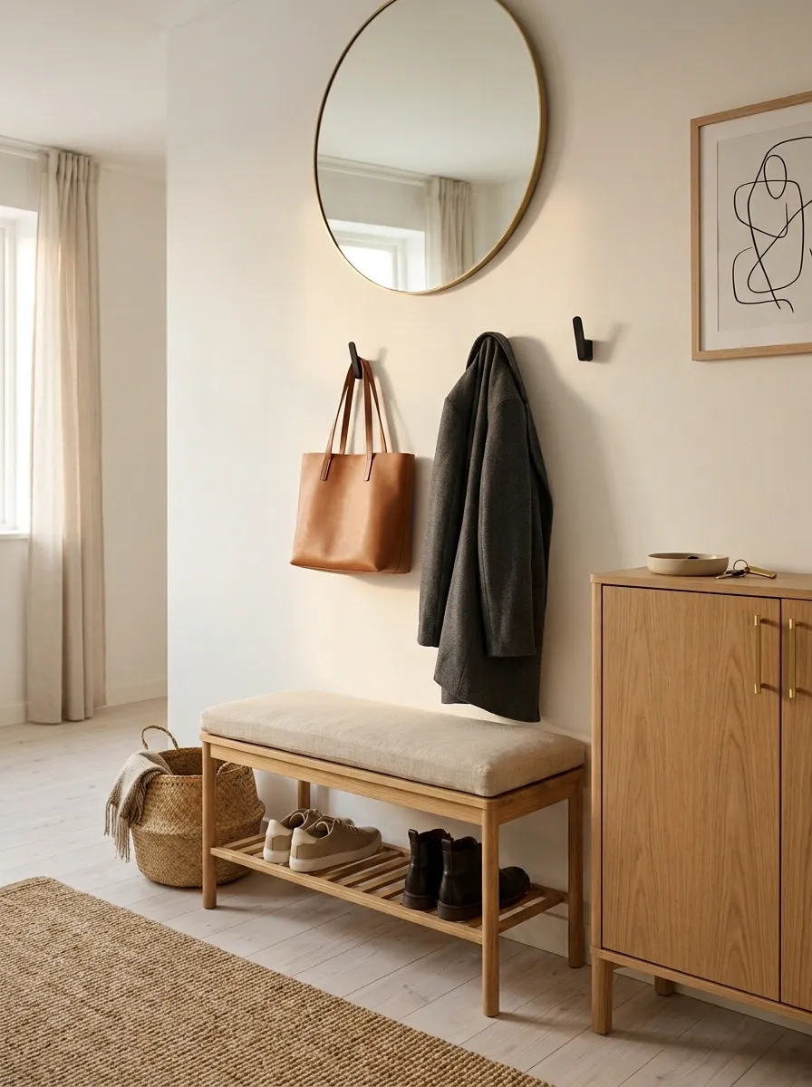 Keep the Entryway Clear With One Useful Storage Zone