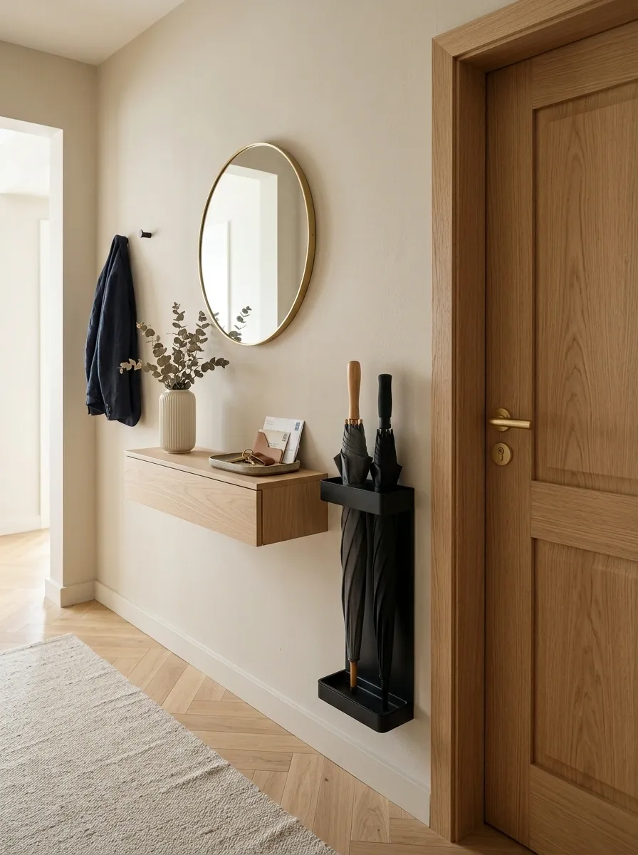 Keep the Floor Clear With a Wall-Mounted Umbrella Holder