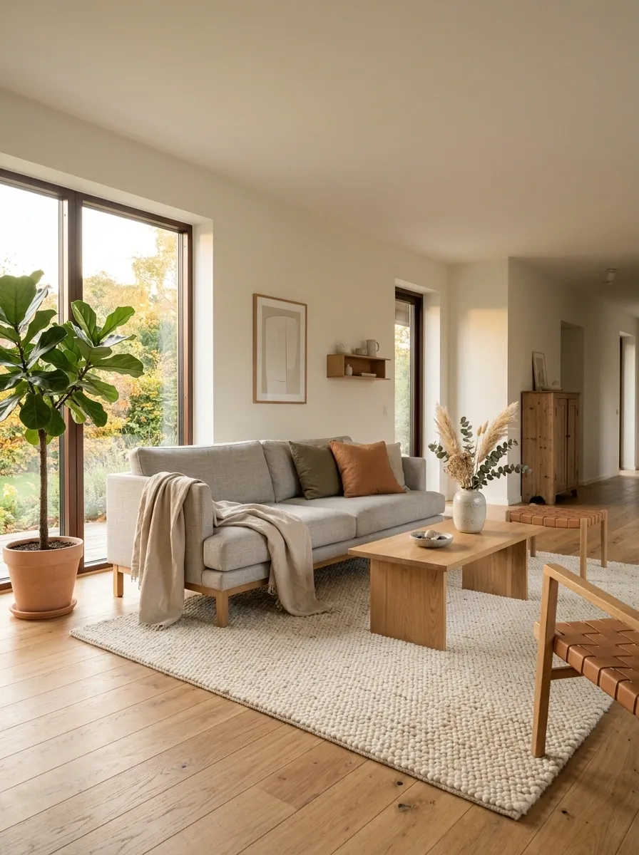 Keep the Main Sofa Comfortable, Low, and Visually Simple