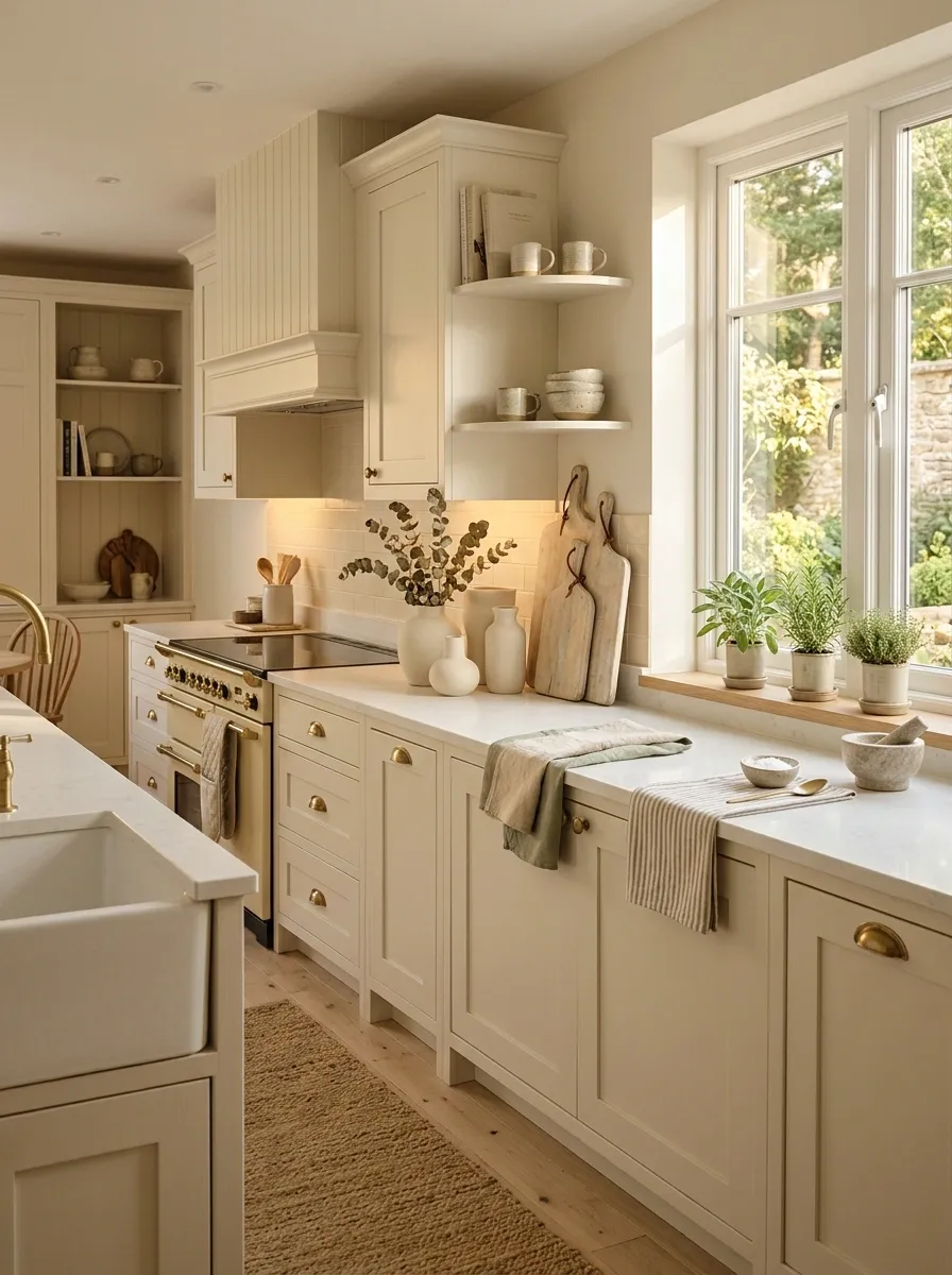 Layer Linen, Ceramic, and Wood