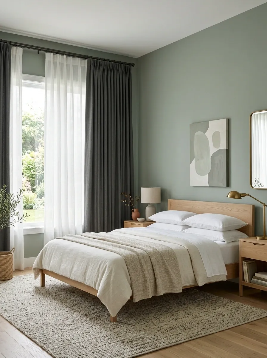 Layer Sheer and Blackout Curtains for Better Day-to-Night Balance
