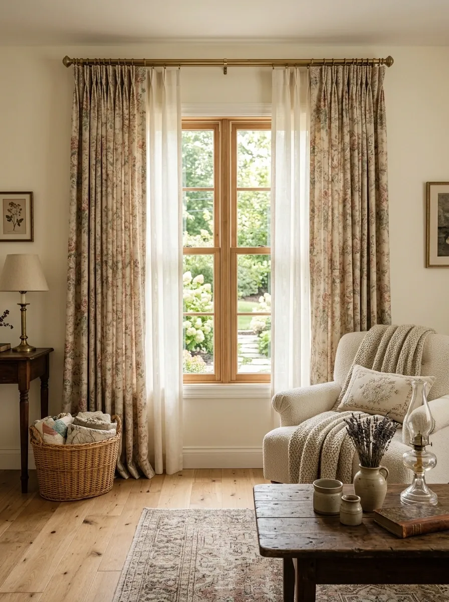 Layer Sheer Panels With Heavier Curtains