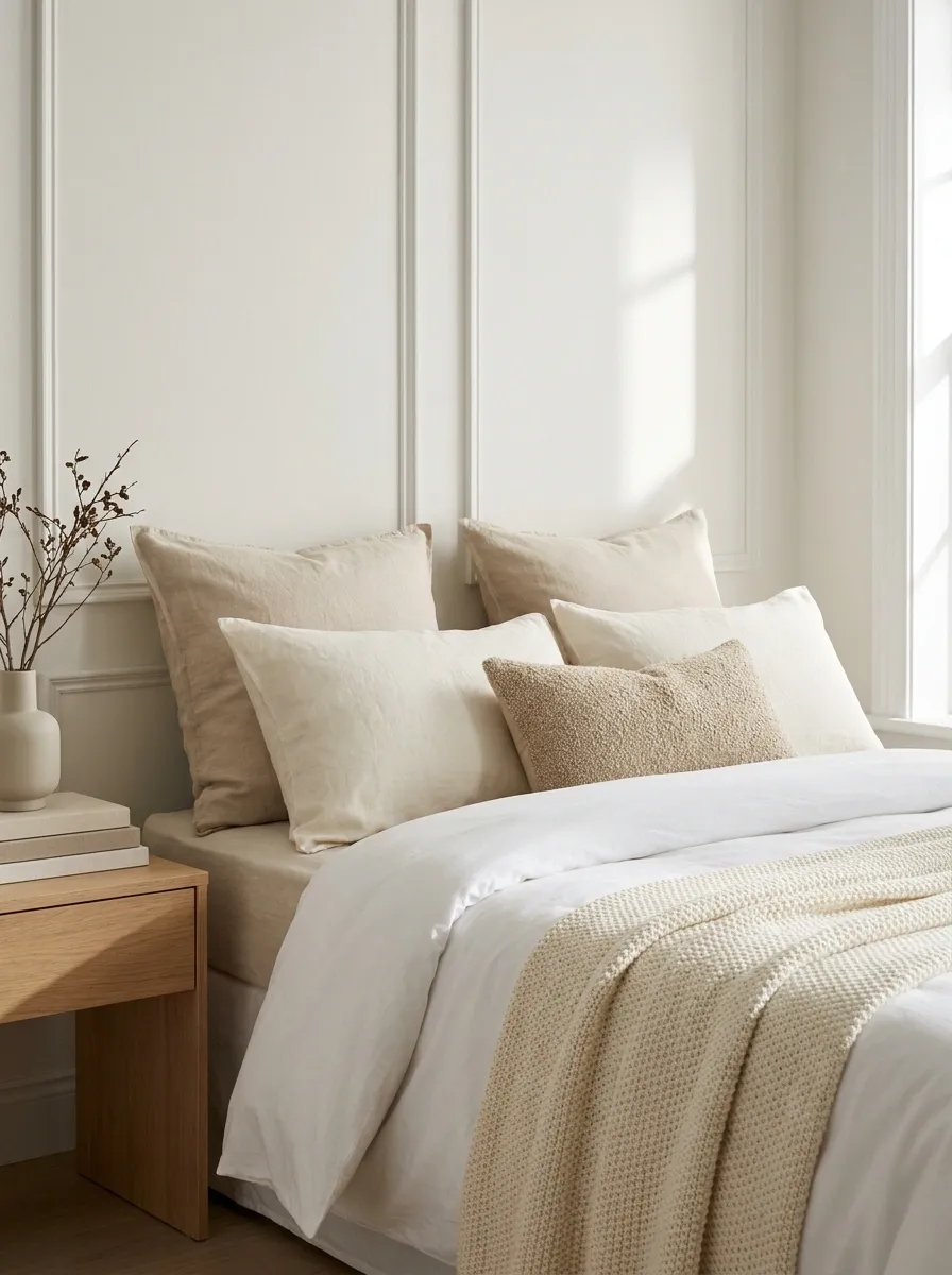 Layer Two Different Sources of Texture on the Bed